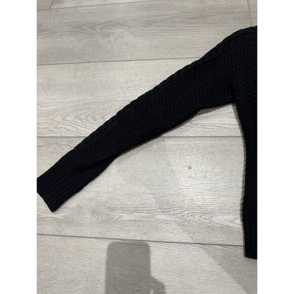 Vintage Rugby Ralph Lauren Cable Knit Sweater Shoulder Buttons | Size Medium - Picture 11 of 14